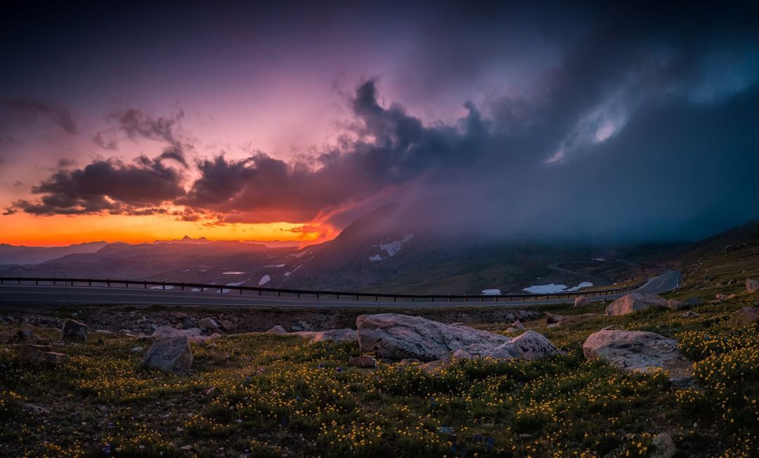 Beartooth Highway Sunset, Montana fine art photograph