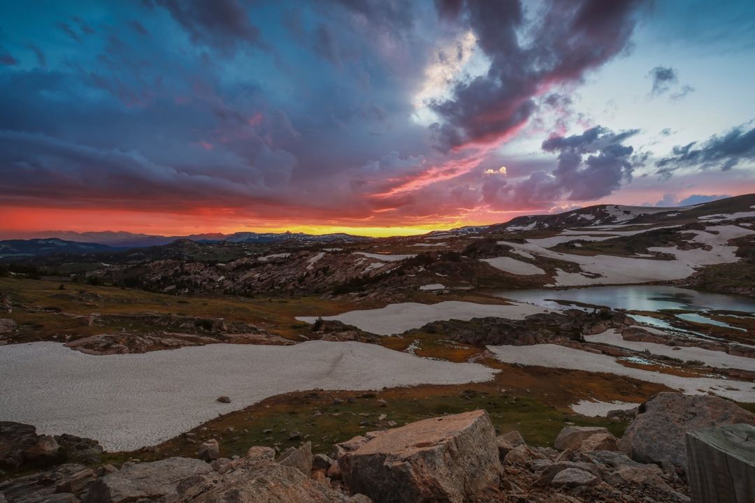 Beartooth Pass Sunset, Montana fine art photograph