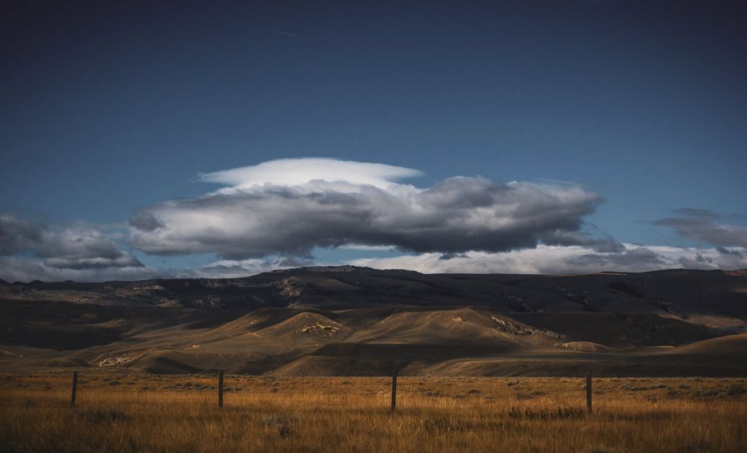 Belfry Highway — Mountain Range, Montana fine art photograph