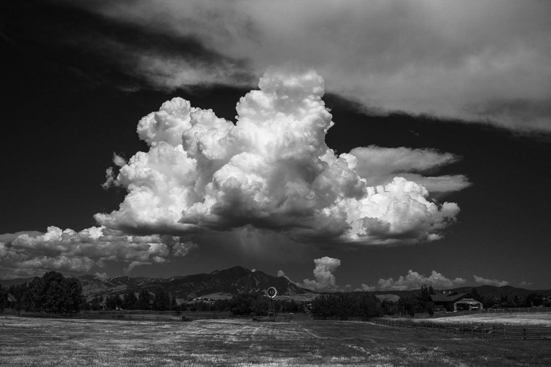 Bozeman Storm Cloud, Montana fine art photograph
