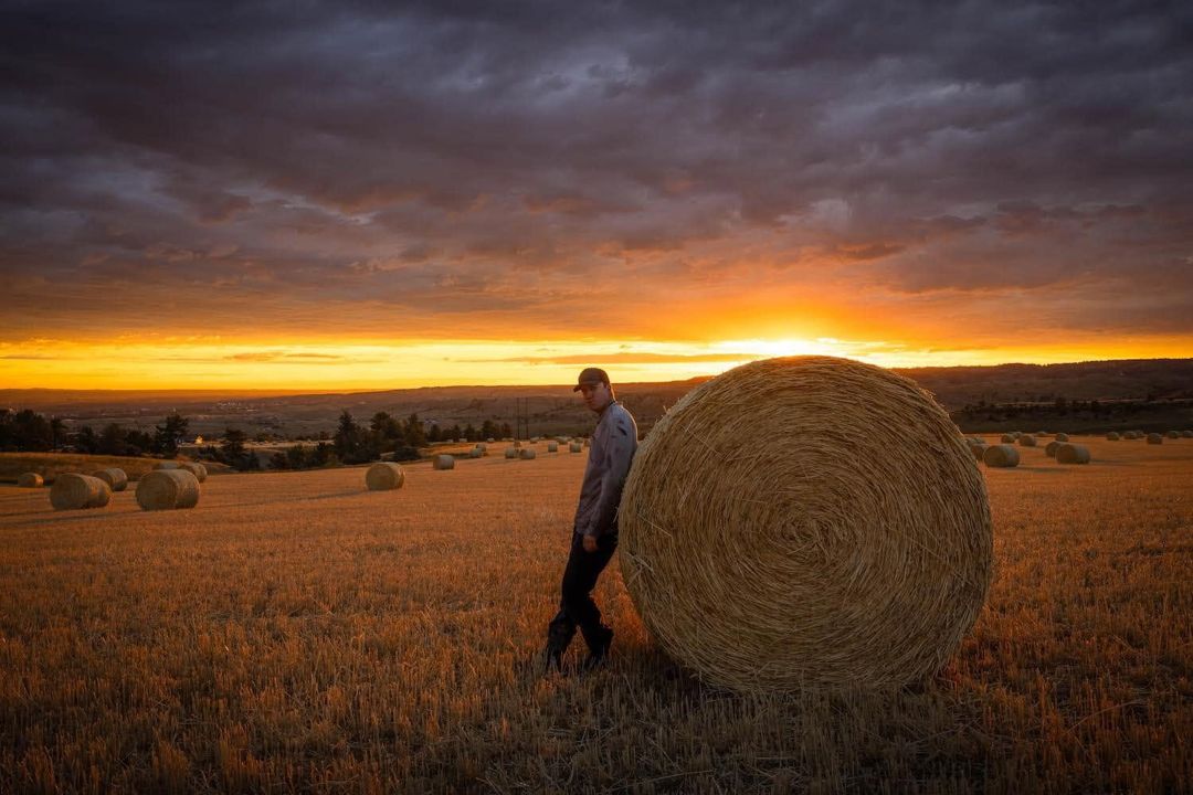 Colburn Road Sunrise, Montana fine art photograph
