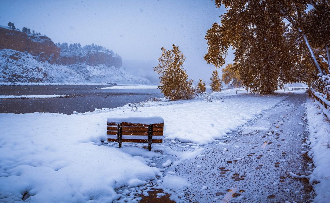 Colson Park Winter, Montana fine art photograph