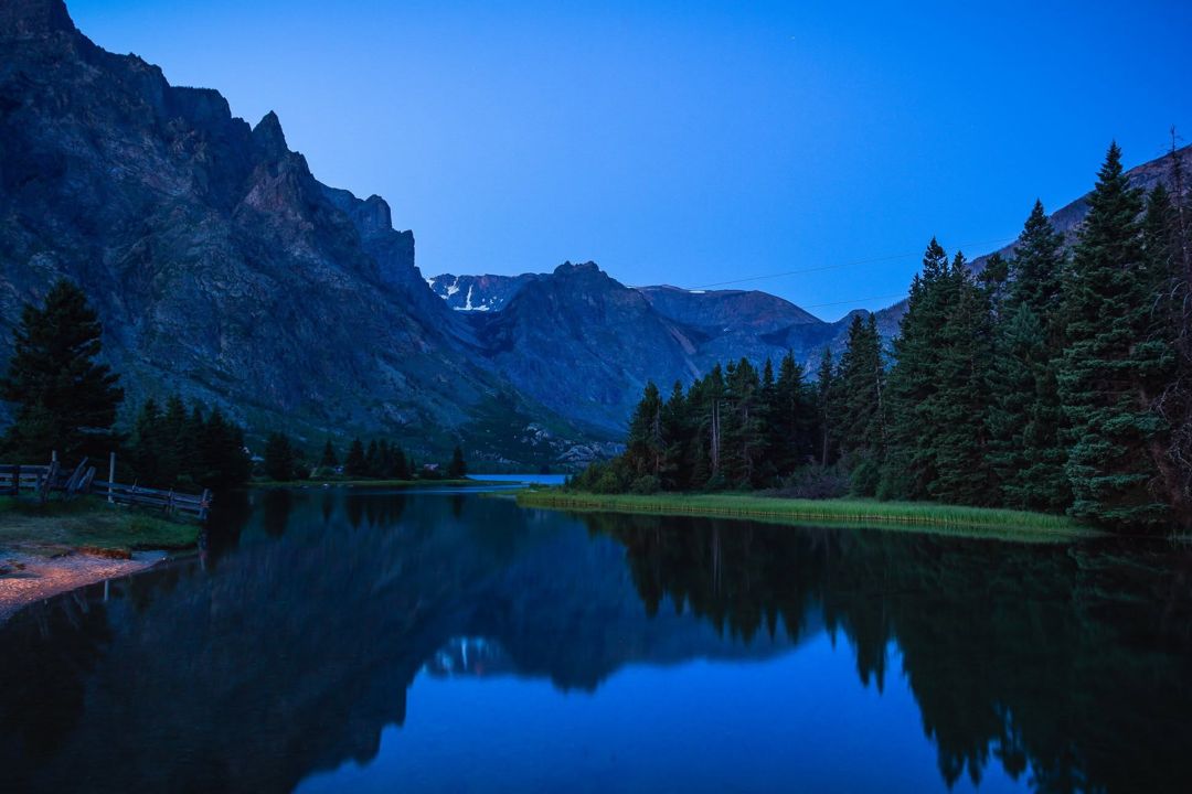 East Rosebud Blue Hour, Montana fine art photograph