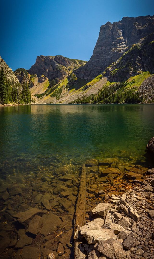 East Rosebud Canyon Lake at the Falls, Montana fine art photograph