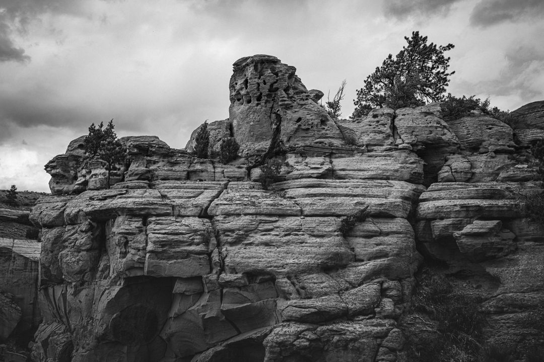 Four Dances sandstone formation, Billings, Montana fine art photograph