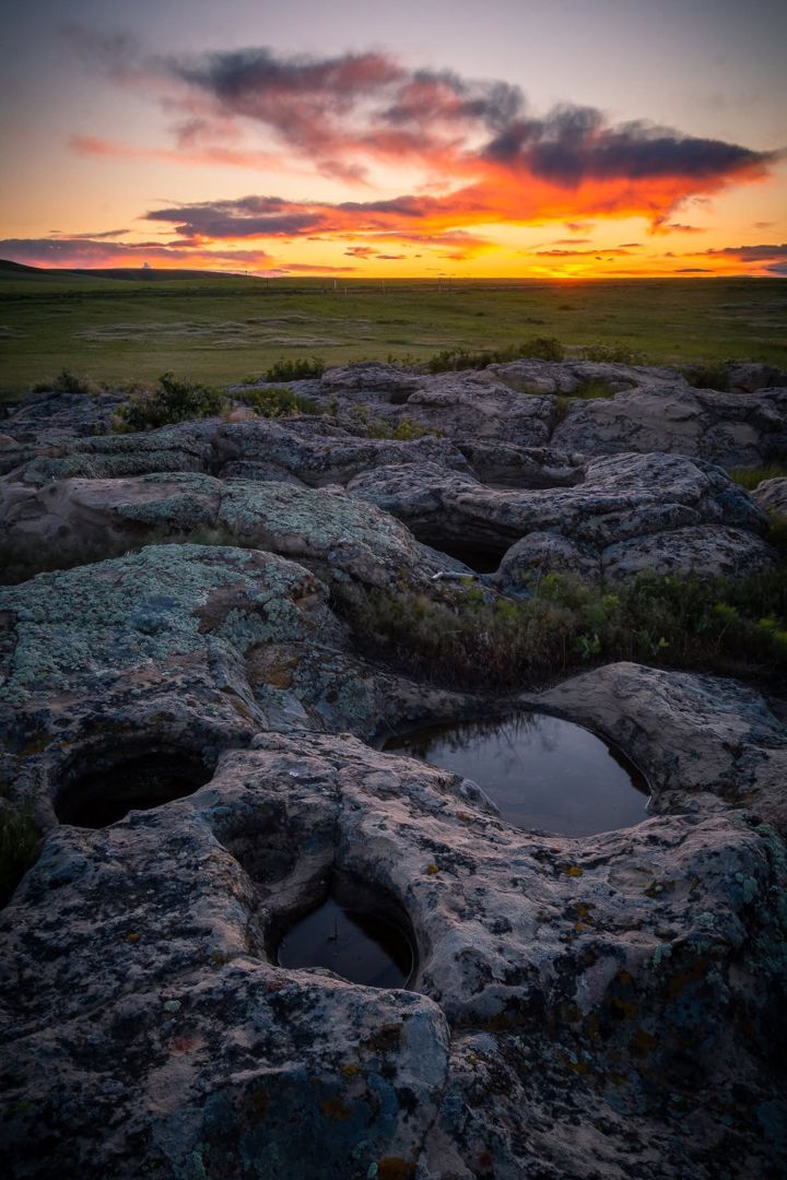 Skull Rock Sunset, Montana fine art photograph