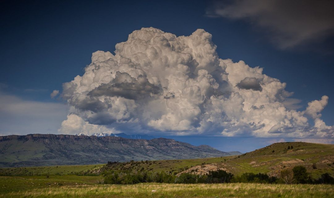 Storm Cloud near Livingston, Montana fine art photograph