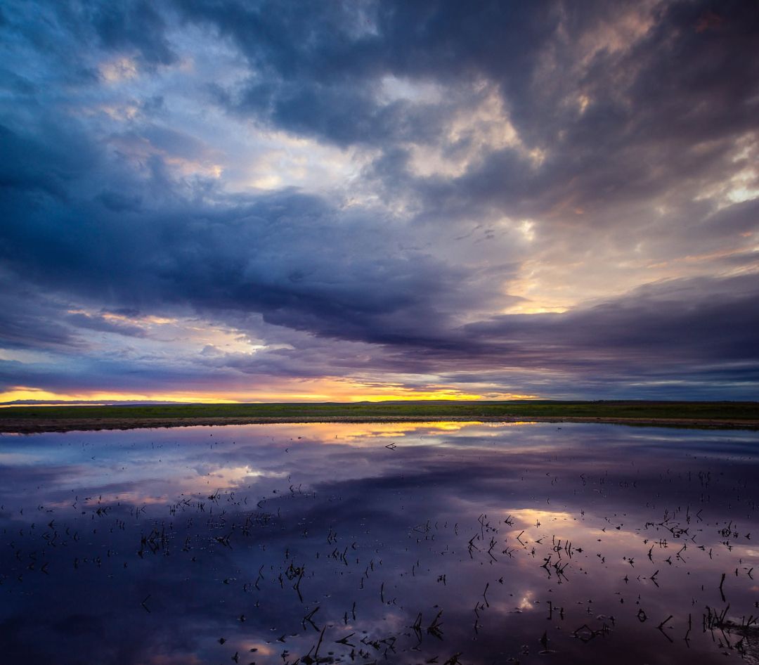 Sunrise Pano near Acton, Montana fine art photograph